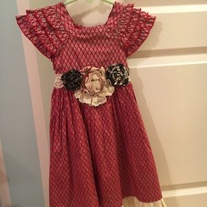 Mustard Pie First Snow Delphine Dress